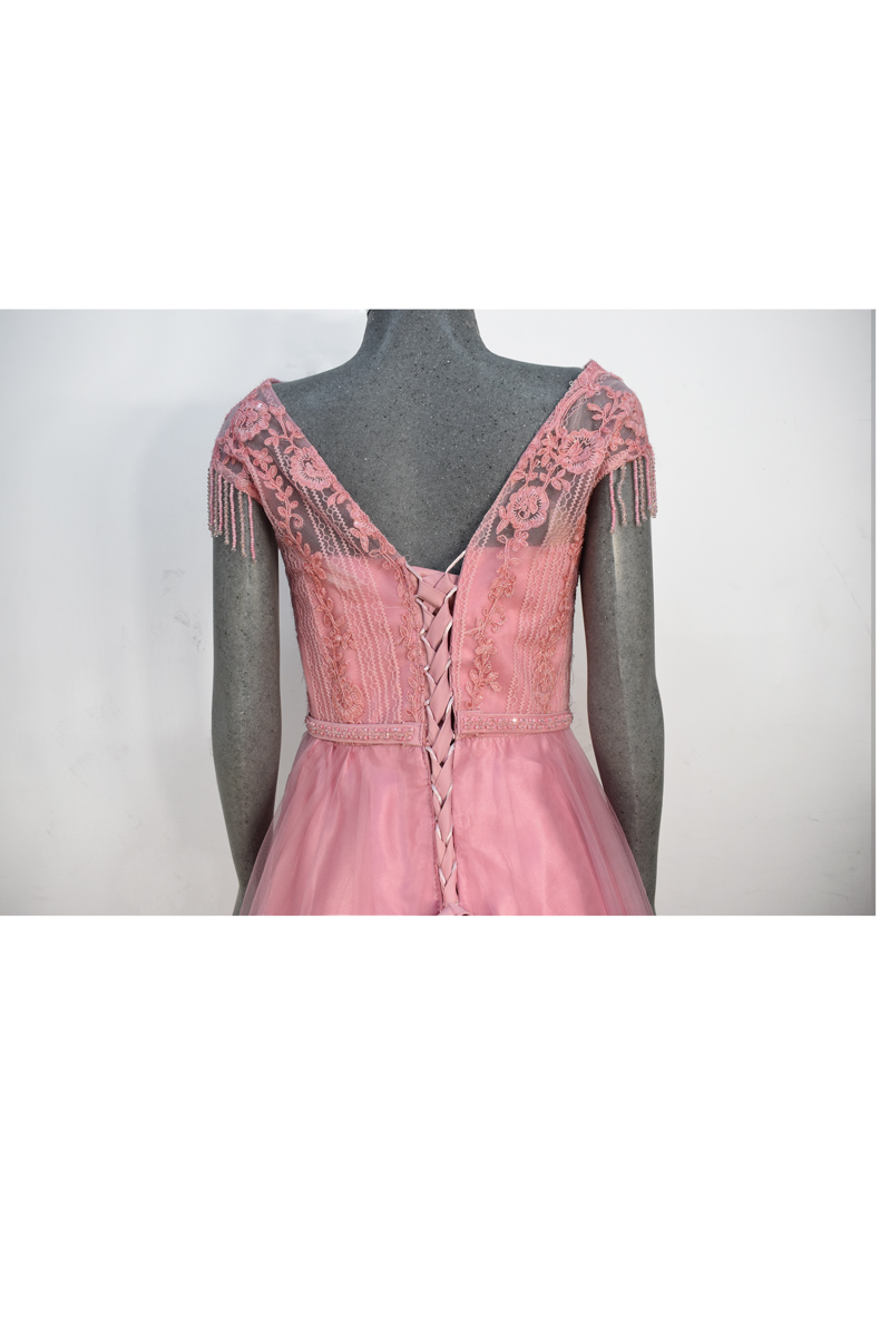  Vestido de fiesta largo Mod. VL4695 color rosa