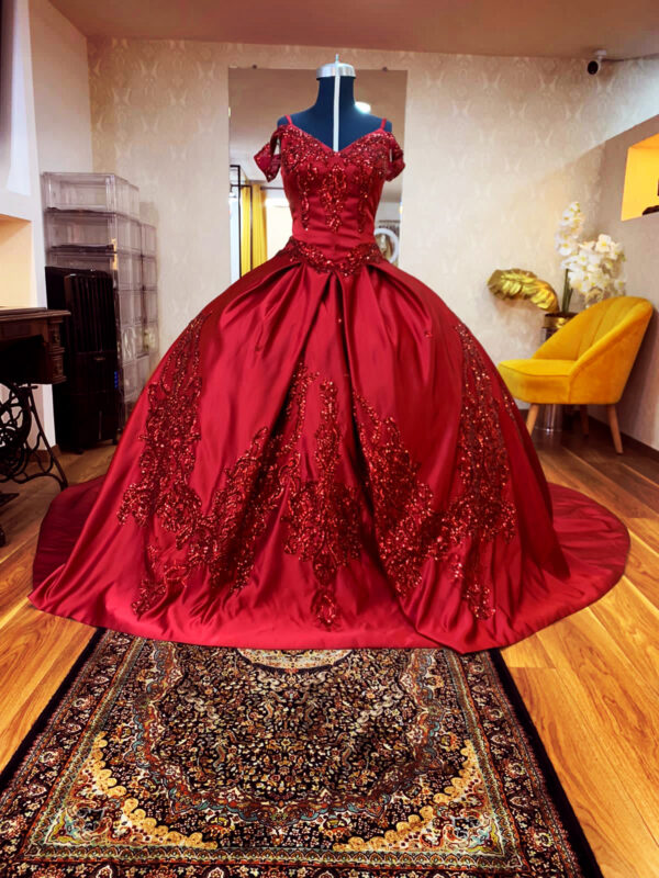 Vestido de XV años rojo