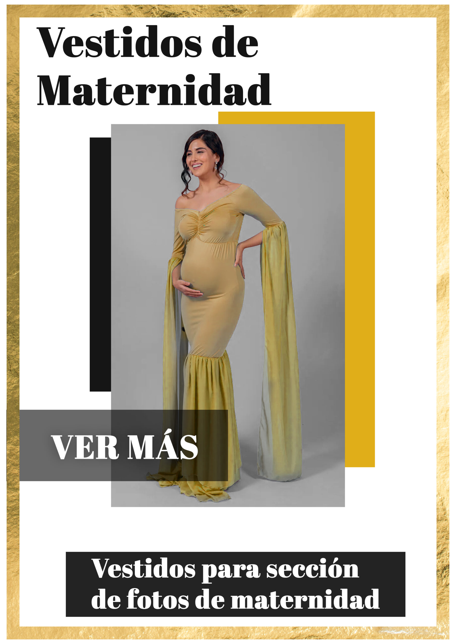 Vestido de maternidad amarillo