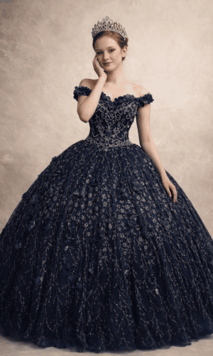 Vestido Mod. L278MN Talla 14