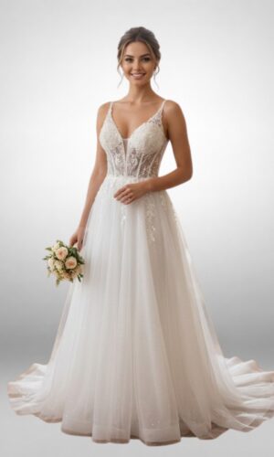 Vestido Mod. E0569 Talla 6 y 8