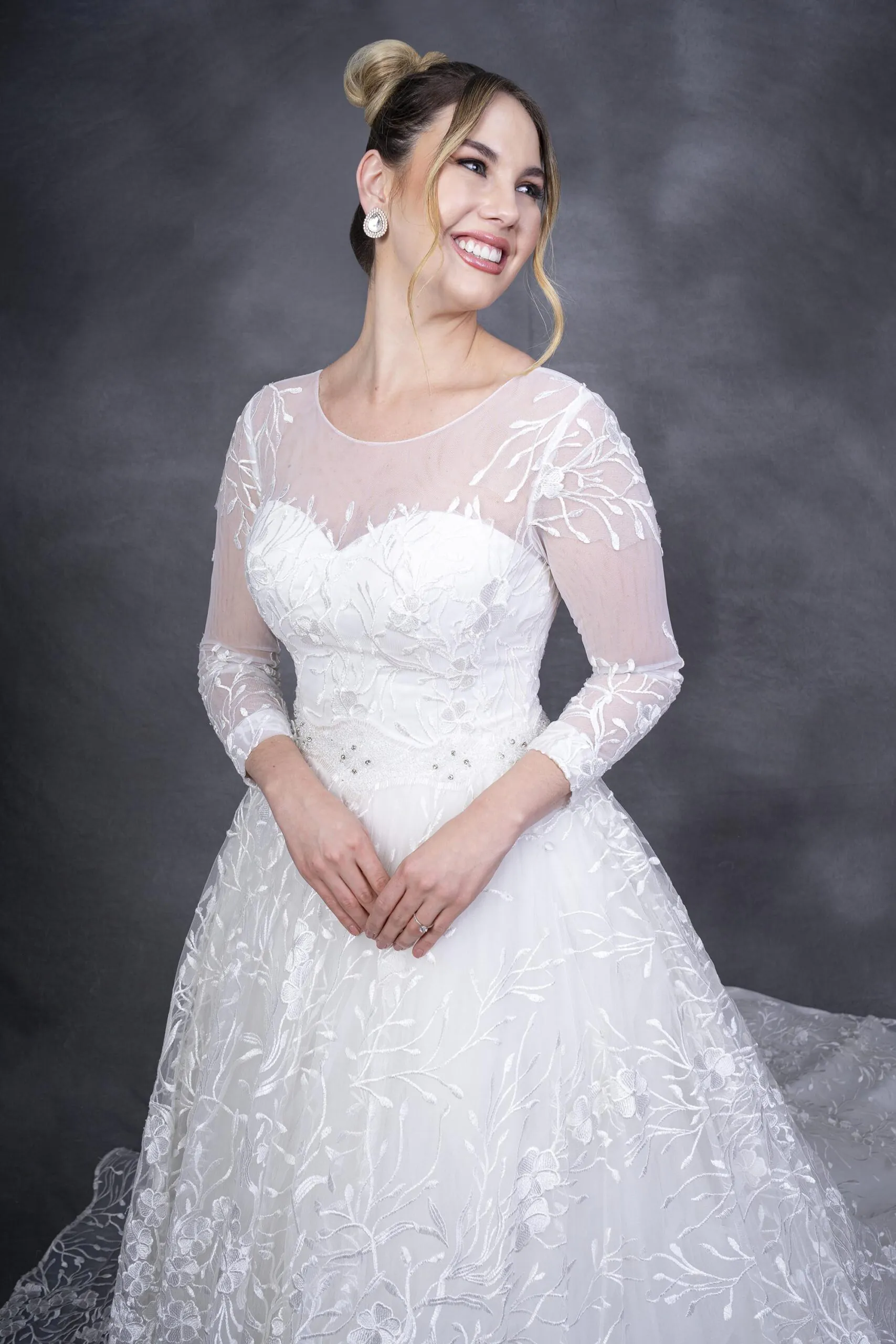 Vestido de novia corte A