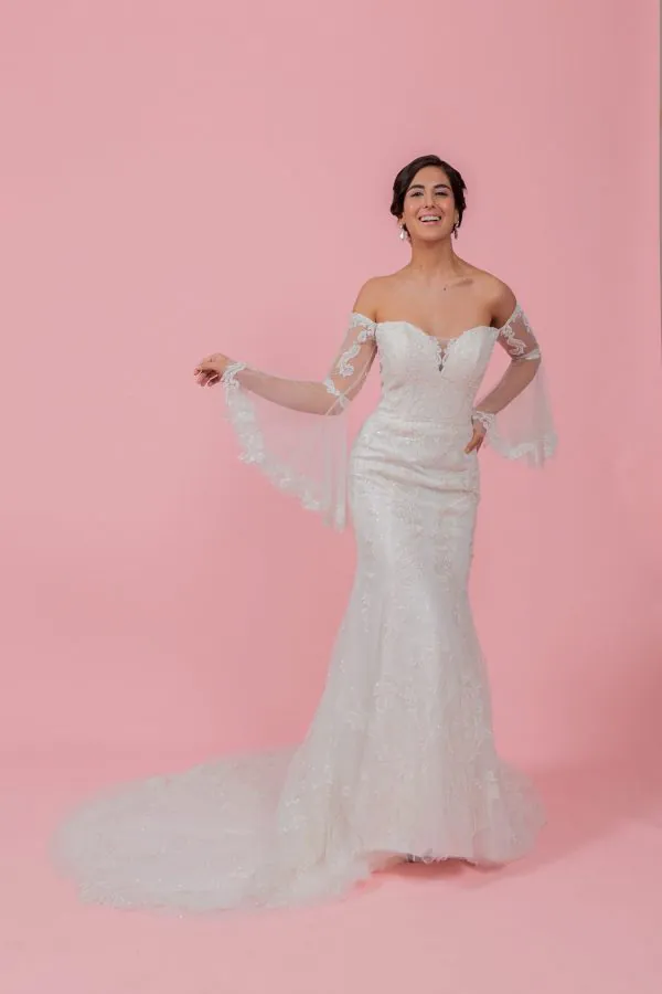 Vestido de novia corte sirena