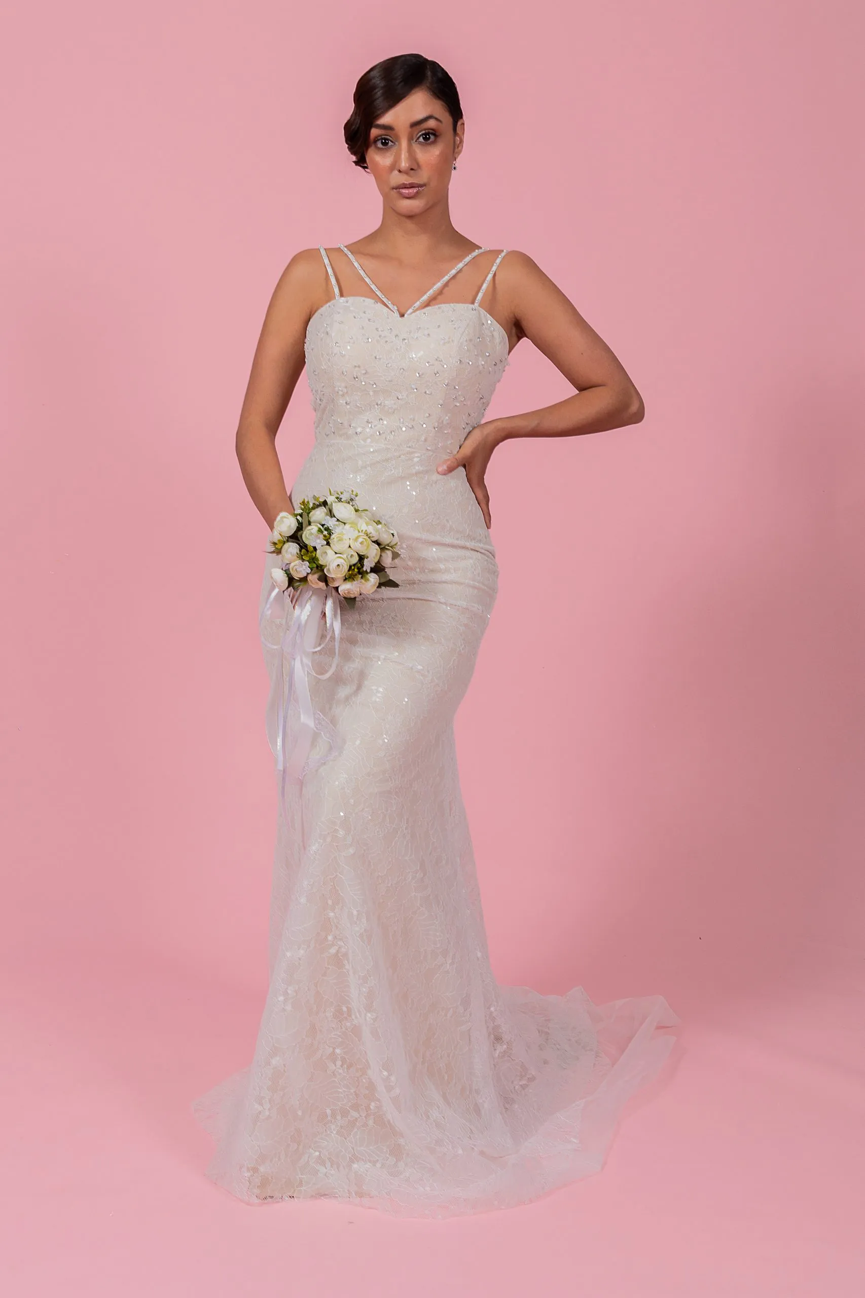 Vestido de novia corte sirena