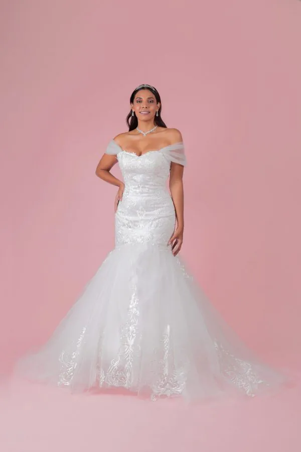 Vestido de novia corte sirena