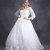 Vestido de novia corte princesa