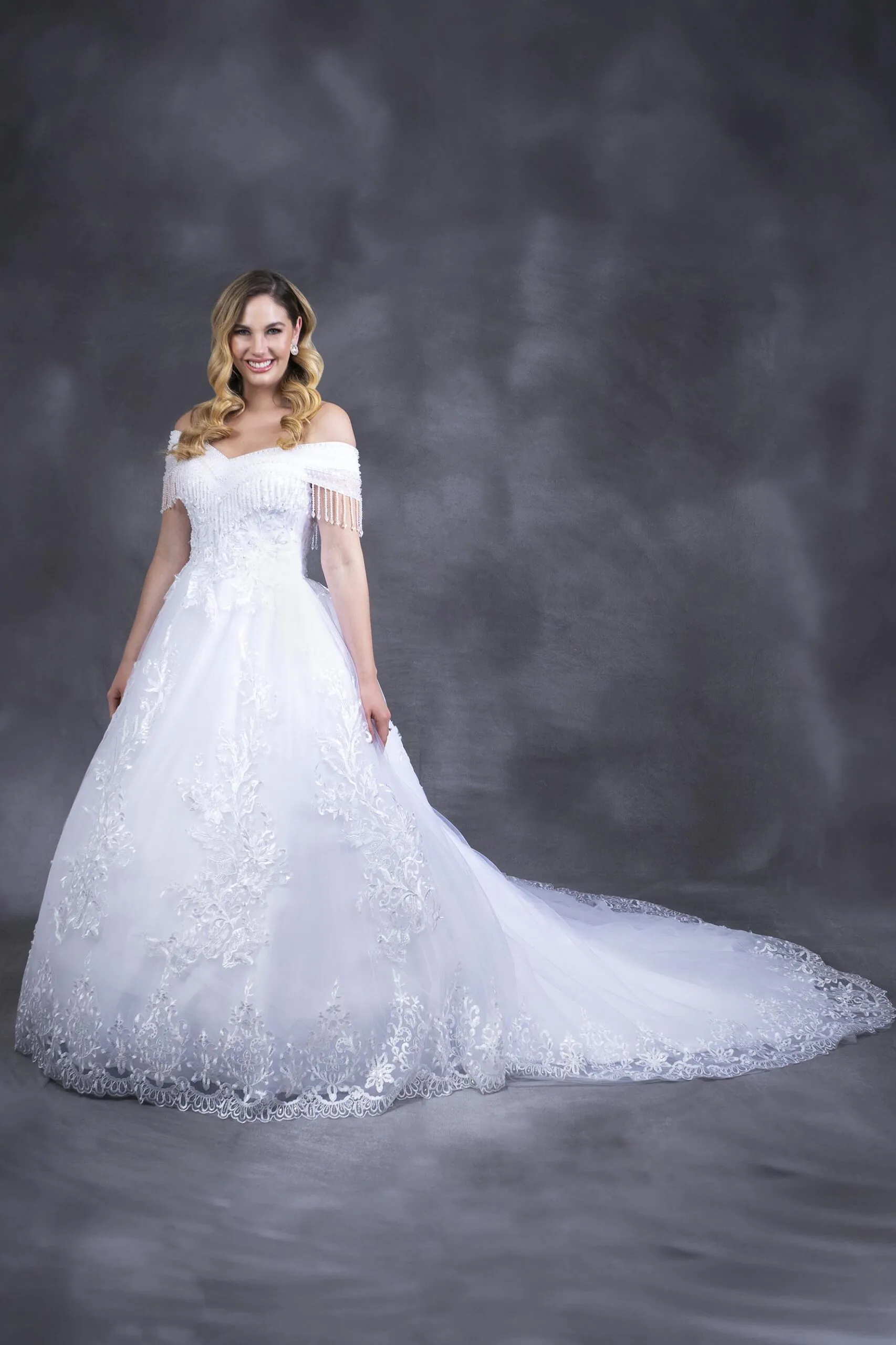 Vestido de novia corte A