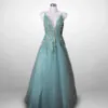 Vestido de noche azul