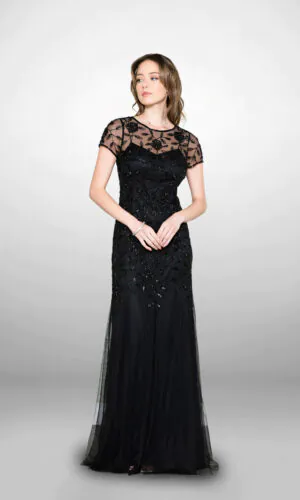 Vestido de noche negro