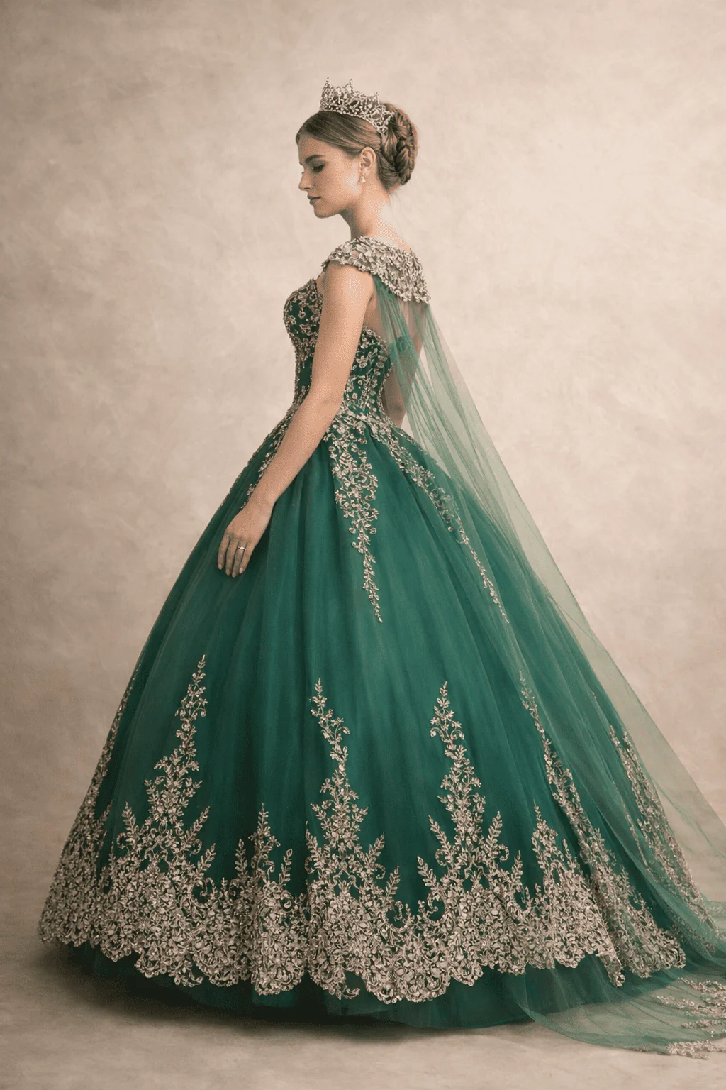 Vestido Mod. E2726V Talla 6 - Image 2