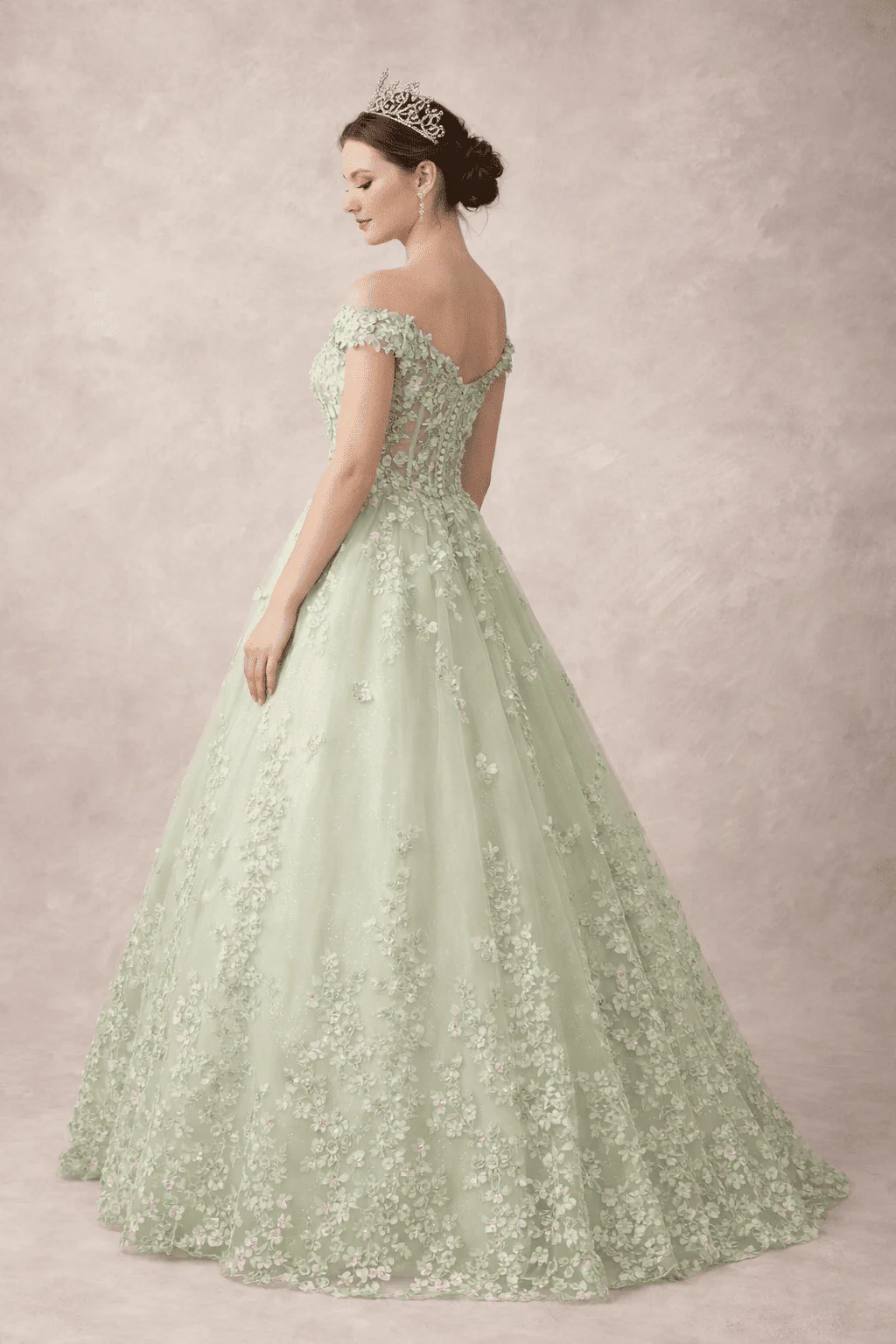 Vestido Mod. L2853F Talla 10 - Image 2