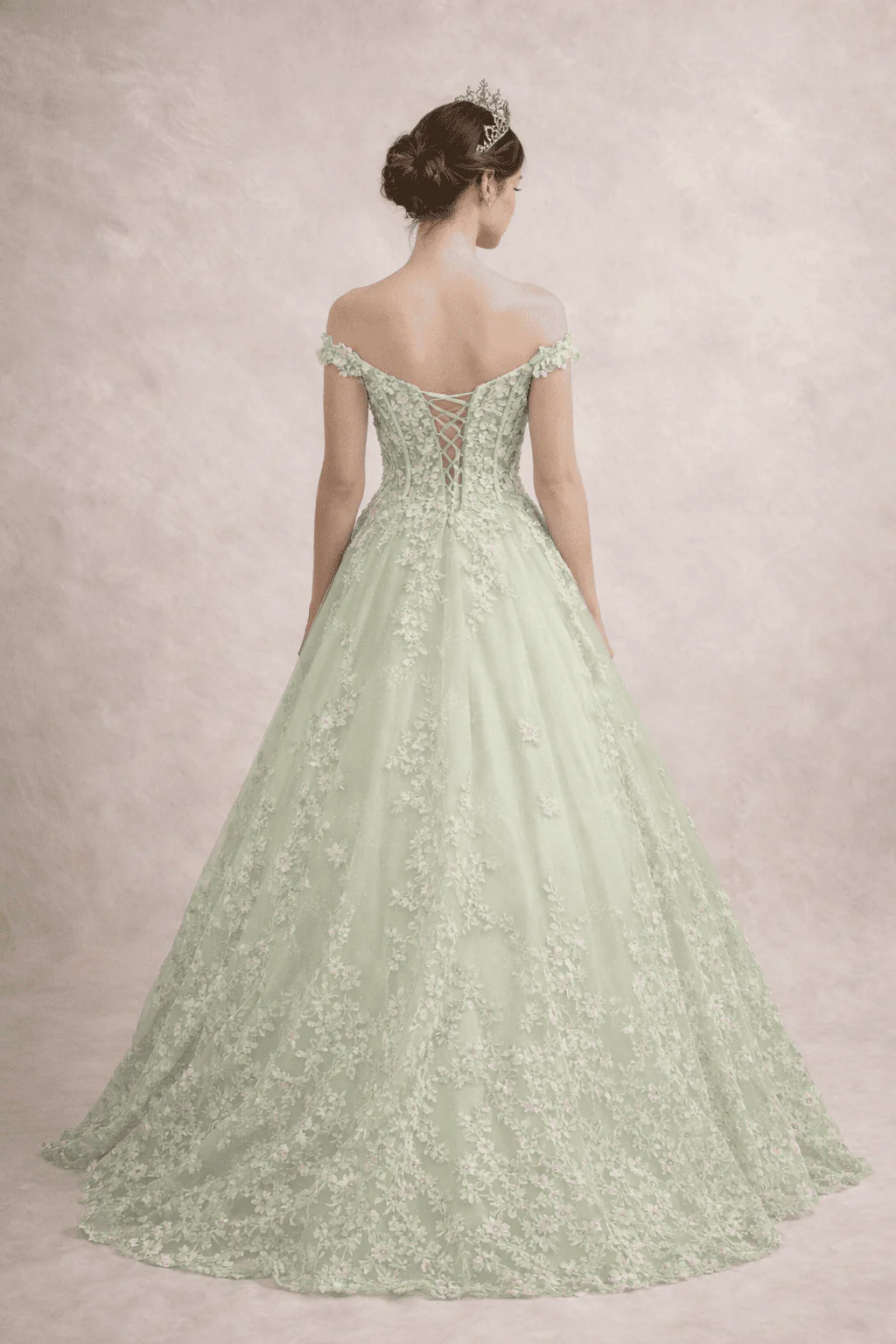 Vestido Mod. L2853F Talla 10 - Image 3