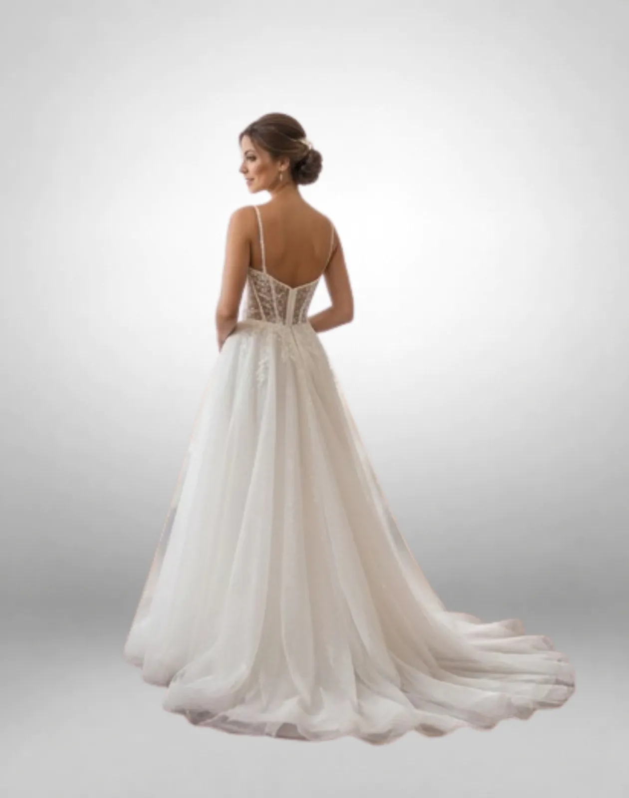 Vestido Mod. E0569 Talla 6 y 8 - Image 2