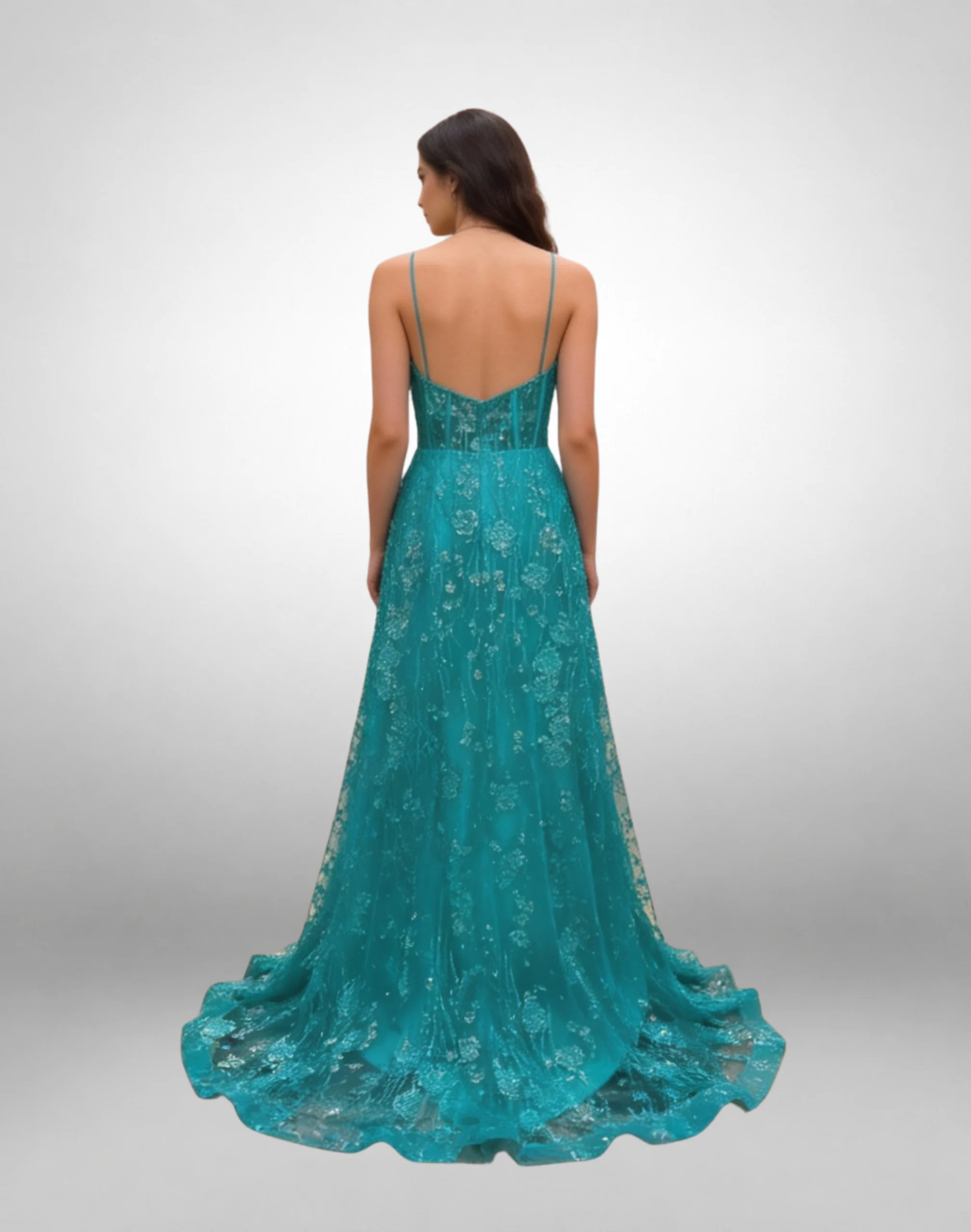 Vestido Mod. L2884B Talla 14 - Image 2
